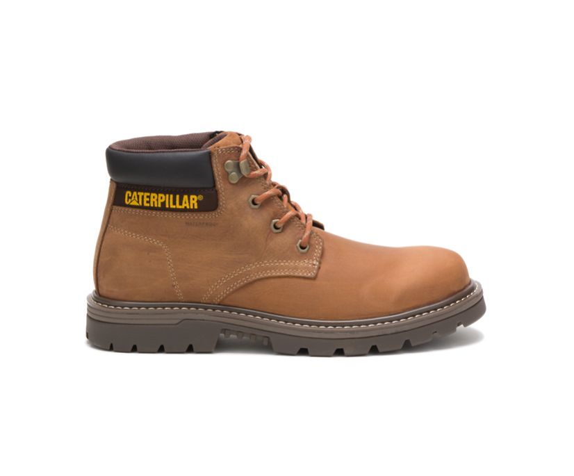 Panske Pracovne Topanky Caterpillar - Outbase Waterproof - Hnede ( 8735-OXTKR )